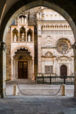 Colleoni şapeli, 15. yüzyıl, Duomo, Piazza Padre Reginaldo Giuliani, üst kasaba, Bergamo, Lombardy, İtalya, Avrupa