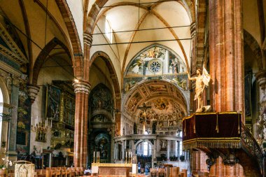 Verona Katedrali - Duomo di Verona, Cattedrale di Santa Maria Matricolare -, Verona, dünya mirası bölgesi, Veneto, İtalya, Avrupa