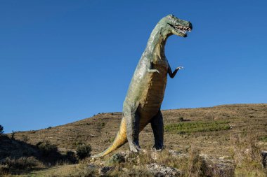 Tarbosaurus, Tarbosaurus bataar, doğal üretim, Valdecevillo depozitosu, Enciso, La Rioja, İspanya, Avrupa