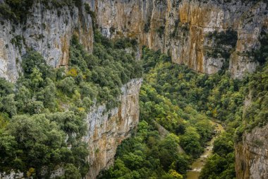Foz de Arbayun 'un doğal rezervi, Navarre Özerk Topluluğu, İspanya