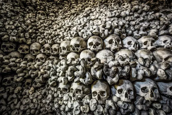 stock image Czaszek chapel, Made with bones and skulls, Czermna, Sudetenland, Poland