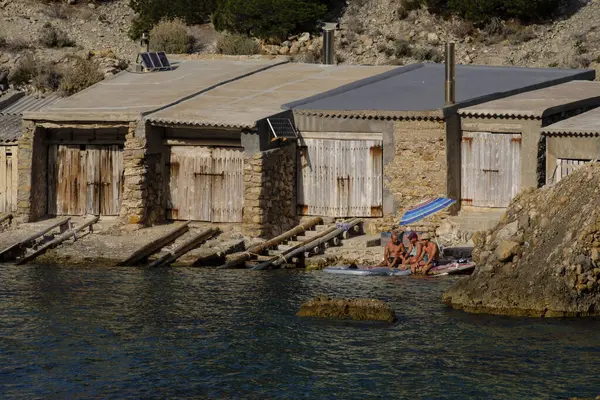 Kayıkhane, Es Portitxol, Sant Joan de Labritja Belediyesi, İbiza, Balear Adaları, İspanya