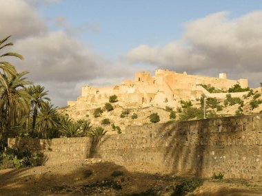 Berber Kasbah, Tioute pueblo, Sous Valley, Antiatlas, Fas