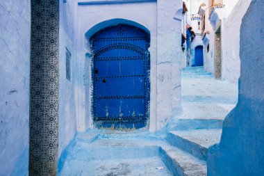 Chefchauen Medina, Blue Street, Chauen, Fas, Kuzey Afrika