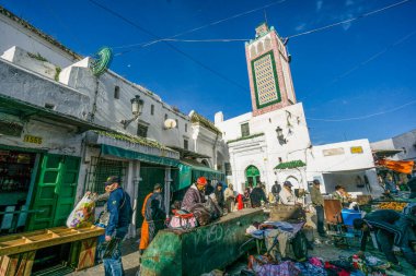 Great Mosque of Tetouan,  Jamaa el Kebir , Medina of Tetouan , UNESCO World Heritage Site, Morocco, North Africa, African continent clipart