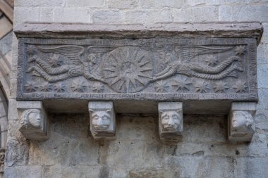 Sant Feliu de Girona, Sitjar ailesinden Sarcophagus, Girona, Katalonya, İspanya