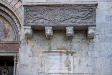 Sant Feliu de Girona, Sitjar ailesinden Sarcophagus, Girona, Katalonya, İspanya