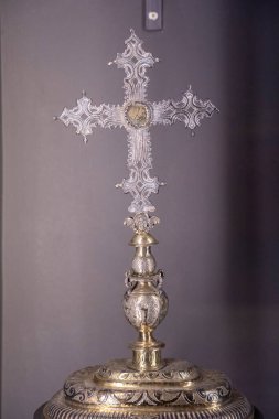 Gümüş Veracruz, 1639, Garrigas Kilisesi, Girona Sanat Müzesi, Girona, Katalonya, İspanya