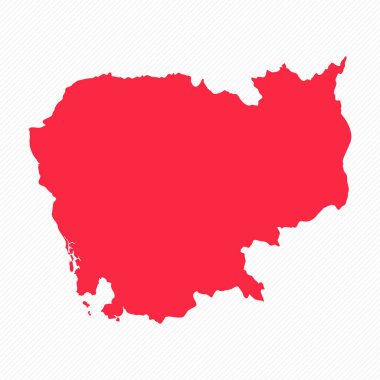 Soyut Kamboçya Basit Harita Arkaplanı