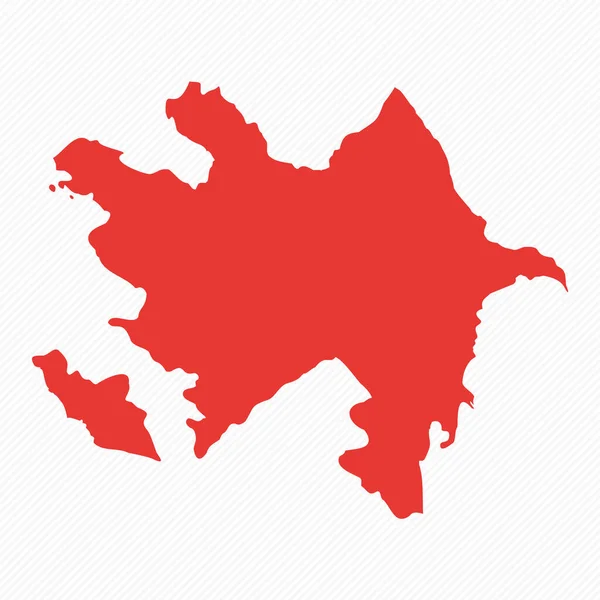 アゼルバイジャン シンプル マップ — ストックベクタ