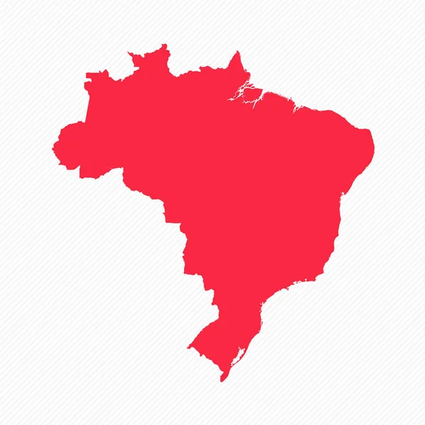 Аннотация Brazil Simple Map Background — стоковый вектор