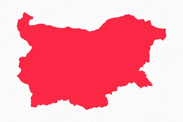 Kivonat Bulgária Egyszerű Térkép Háttér — Stock Vector
