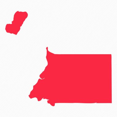 Soyut Ekvator Gine Basit Harita Arkaplanı