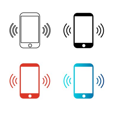 Soyut Düz Telefon Arama Silüeti ResimleriComment