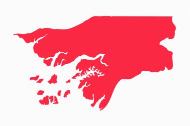 Soyut Gine Bissau Basit Harita Arkaplanı