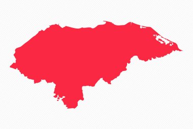 Soyut Honduras Basit Harita Arkaplanı