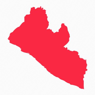 Soyut Liberya Basit Harita Arkaplanı