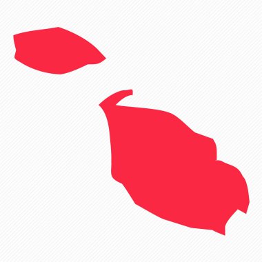 Soyut Malta Basit Harita Arkaplanı