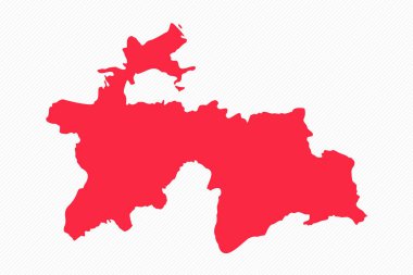 Soyut Tacikistan Basit Harita Arkaplanı