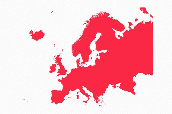 Абстрактна Європа Простий Фон Карти — стоковий вектор