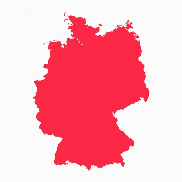 Περίληψη Γερμανία Απλό Φόντο Χάρτη — Διανυσματικό Αρχείο