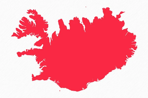 抽象的なアイスランドのシンプルな地図背景 — ストックベクタ