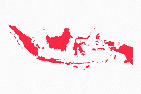 Latar Belakang Peta Sederhana Indonesia Abstrak - Stok Vektor