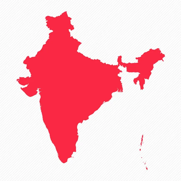 Resumen India Antecedentes Simples Mapa — Archivo Imágenes Vectoriales