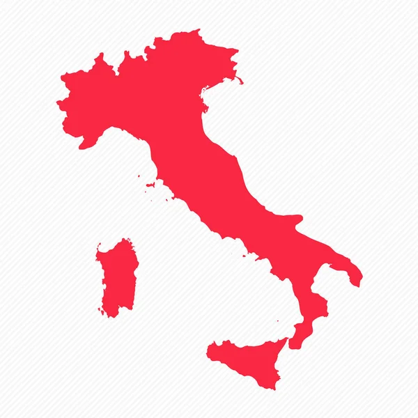 Abstract Italië Eenvoudige Kaart Achtergrond — Stockvector