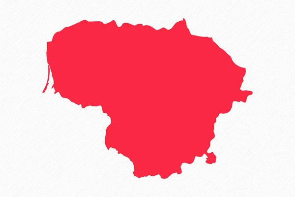 Abstract Lithuania Mapa Simples Fundo — Vetor de Stock