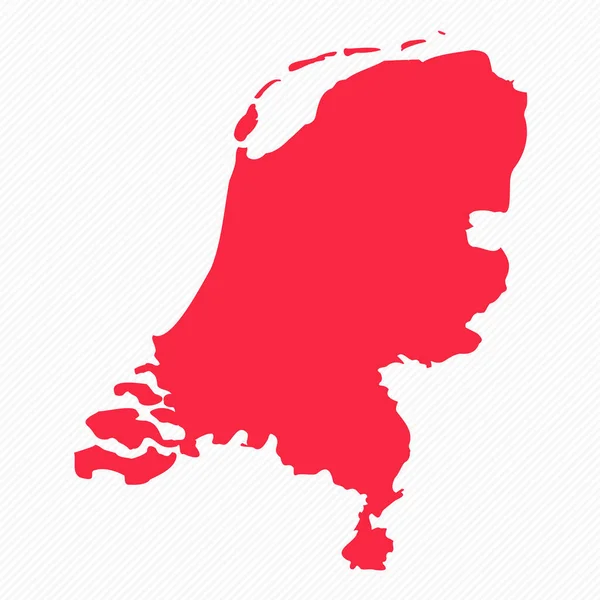 Abstract Niederlande Einfacher Kartenhintergrund — Stockvektor