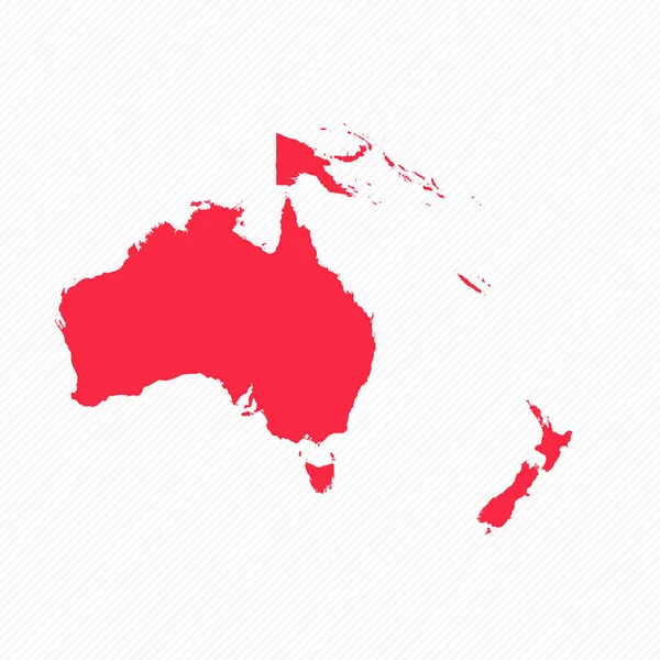 Аннотация Oceania Simple Map Background — стоковый вектор