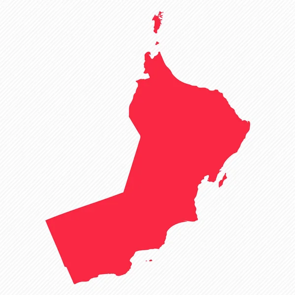 Аннотация Oman Simple Map Background — стоковый вектор