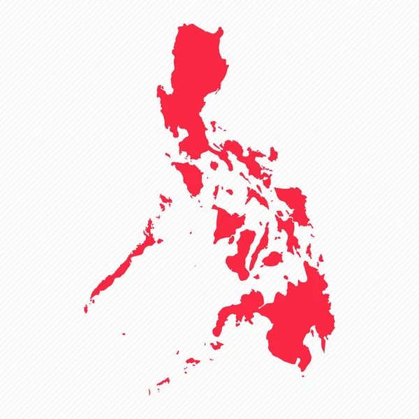 Abstrakta Filippinerna Enkel Karta Bakgrund — Stock vektor