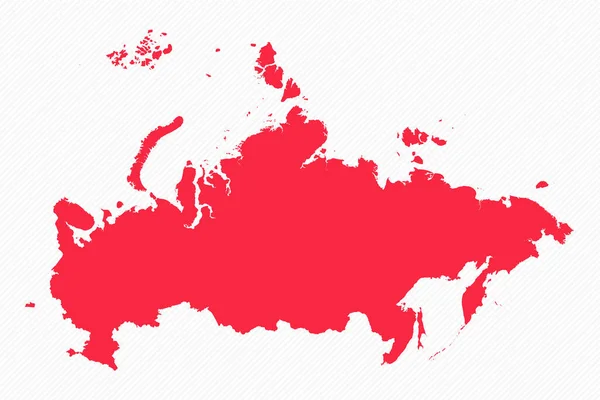 Abstraktes Russland Einfacher Kartenhintergrund — Stockvektor