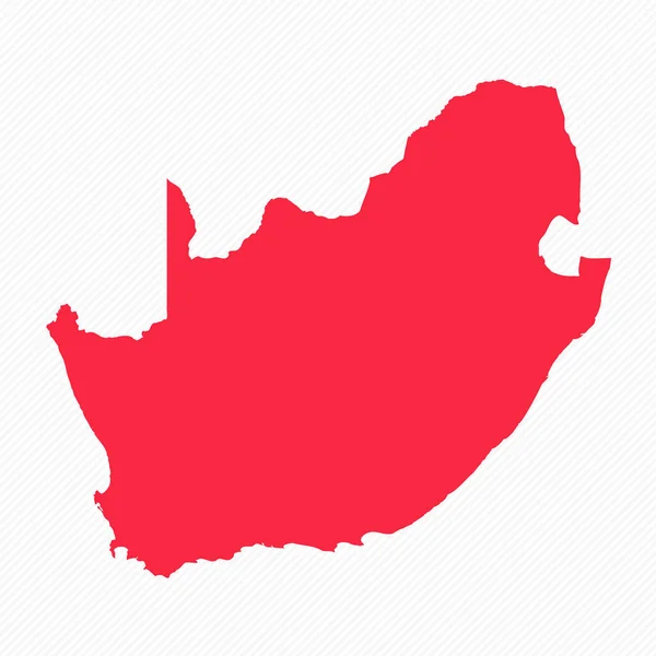 Absztrakt Dél Afrika Egyszerű Térkép Háttér — Stock Vector