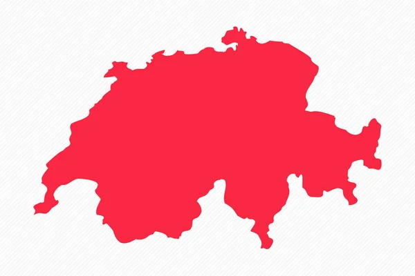 Resumen Suiza Mapa Simple Fondo — Archivo Imágenes Vectoriales