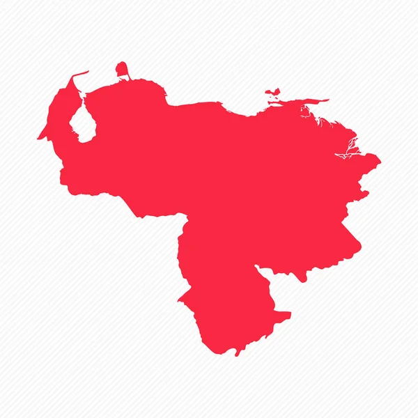 Soyut Venezuela Basit Harita Arkaplanı — Stok Vektör