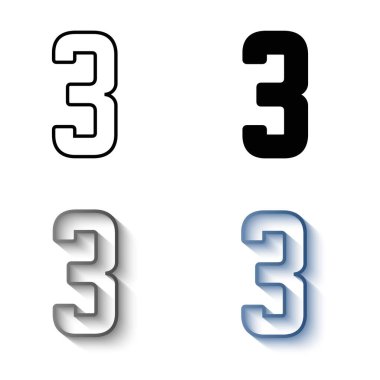 3 Numaralı Soyut Siluet Çizimi