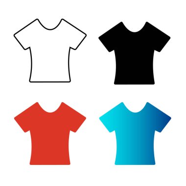 Soyut Gömlek Silüeti Çizimi