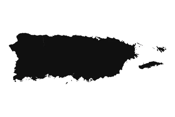 Абстрактный Силуэт Пуэрто Рико — стоковый вектор