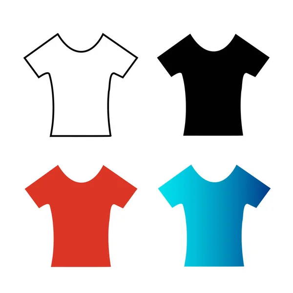Camiseta Mujer Abstracta Silueta Ilustración — Vector de stock