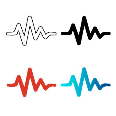 Soyut Yaratıcı Gürültü Silüeti Çizimi