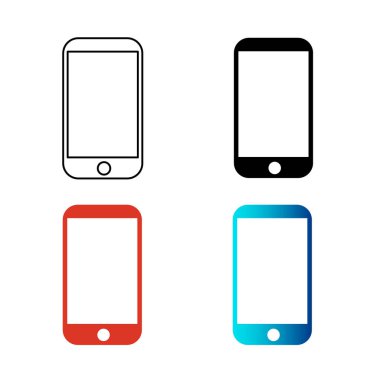 Soyut Akıllı Telefon Silüeti ResimleriComment