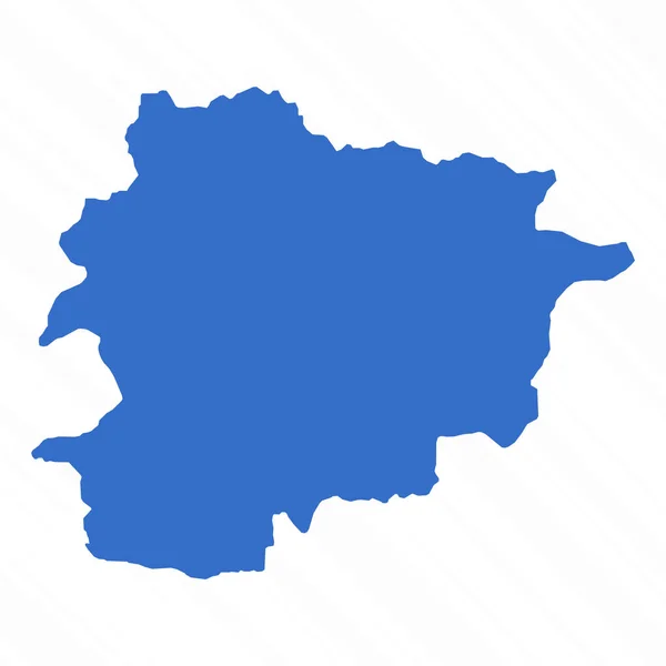 Vector Simple Map Andorra Country — Stock Vector