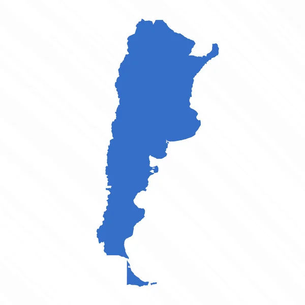 Vector Simple Mapa Argentina País — Vector de stock