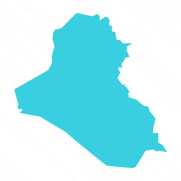 ベクトル イラク シンプル マップ — ストックベクタ