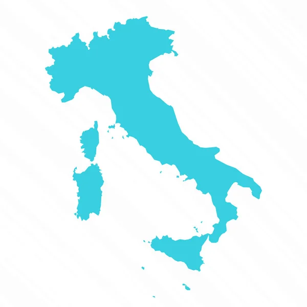 Векторная Карта Италии — стоковый вектор