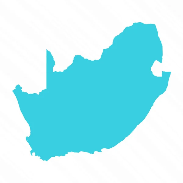 南アフリカのベクトルシンプルマップ — ストックベクタ