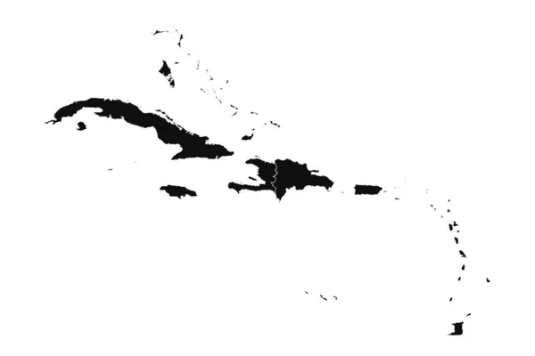 Αφηρημένη Καραϊβική Σιλουέτα — Διανυσματικό Αρχείο
